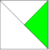 square with fraction shaded
