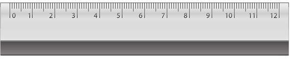 12 centimetre ruler