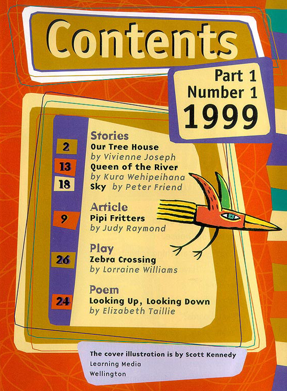 Contents page for school journal 1999 part 1 number 1