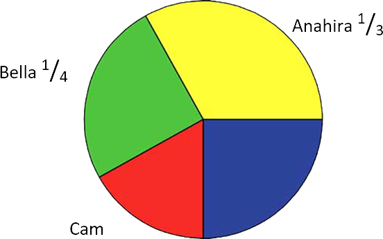 pie graph of hairdressers