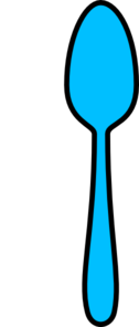 blue spoon