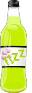 green fizz bottle