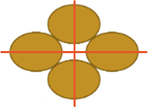 2 lines of symmetry drawn on shape 6