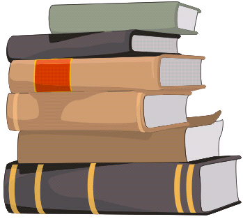 illustration: a pile of books