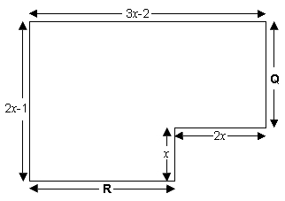 diagram of a shape with side lengths marked