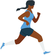 illustration: Elsa running