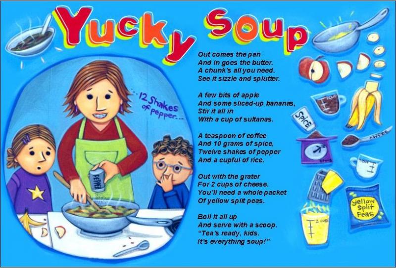 Yucky soup poem