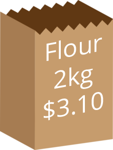 2kg bag of flour