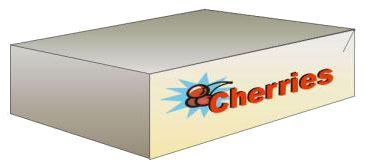 illustration: box of cherries
