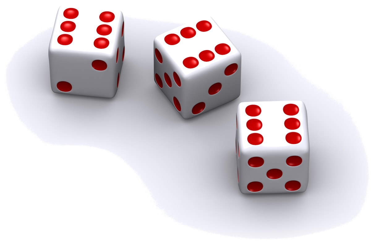 illustration: three dice