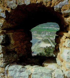 Hole in a castle