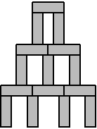 3-storey-high tower used 15 dominoes