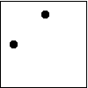 square shape with dots