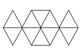 shape B made using triangles