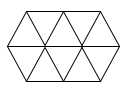 shape D made using triangles