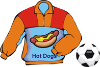 hot dogs football team jacket